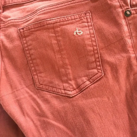 Rag & Bone skinny clay colored denim jeans - Picture 8 of 9